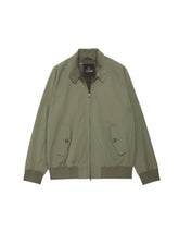 Baracuta G9 Seersucker Harrington Jacket Green